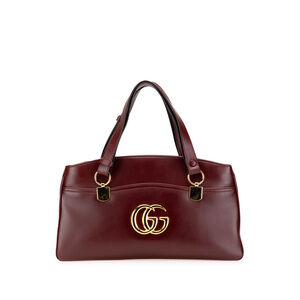 Pre-Loved Gucci Large Leather Arli Shoulder Bag